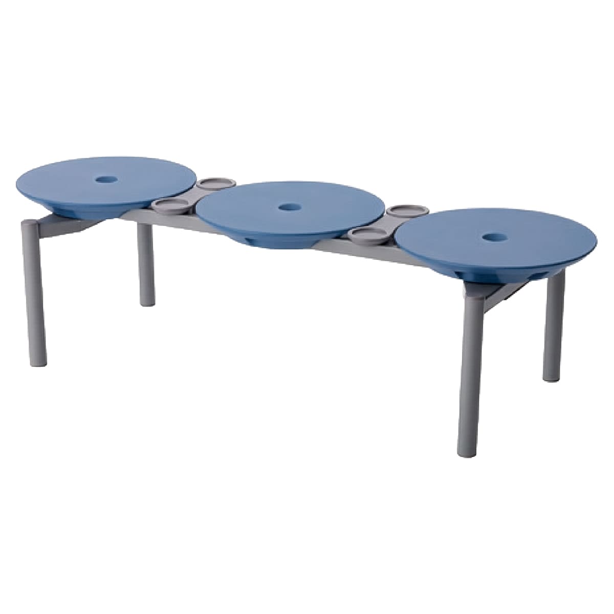 ディスクベンチ スタッキングタイプ カップホルダー付-画像1