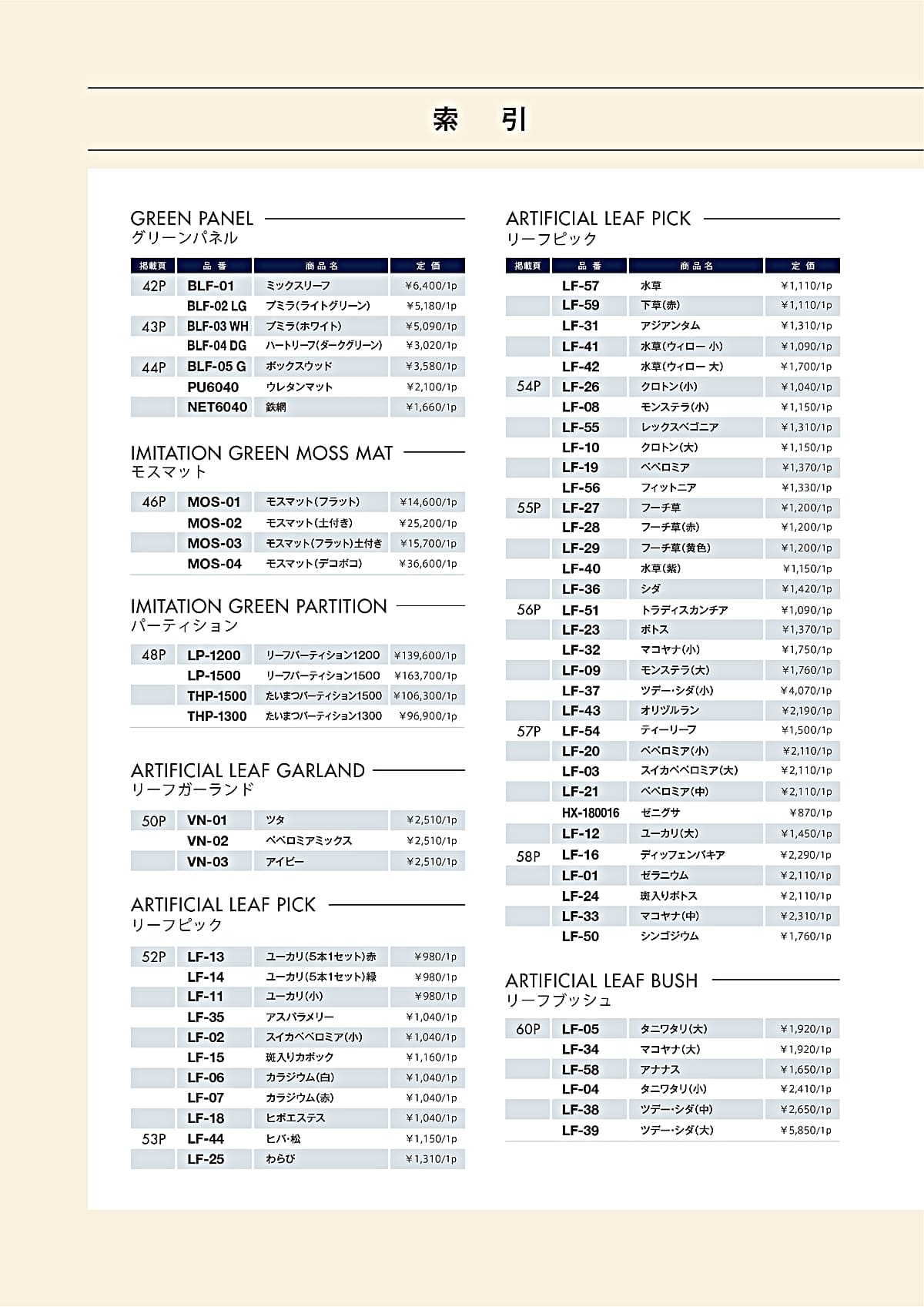 リレヤ relair カタログ P3