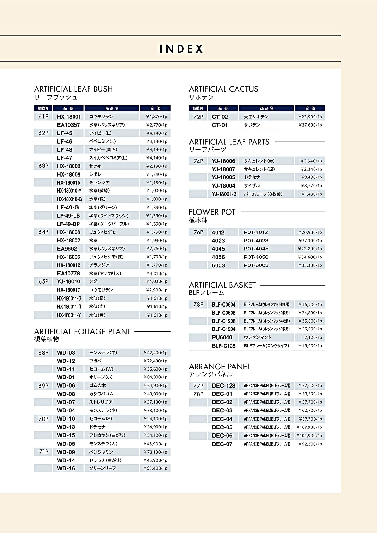 リレヤ relair カタログ P4