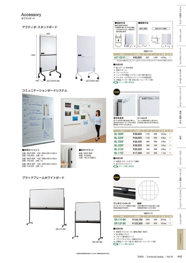 ACT-001F アクティボ・スタンドボードのカタログ画像-1