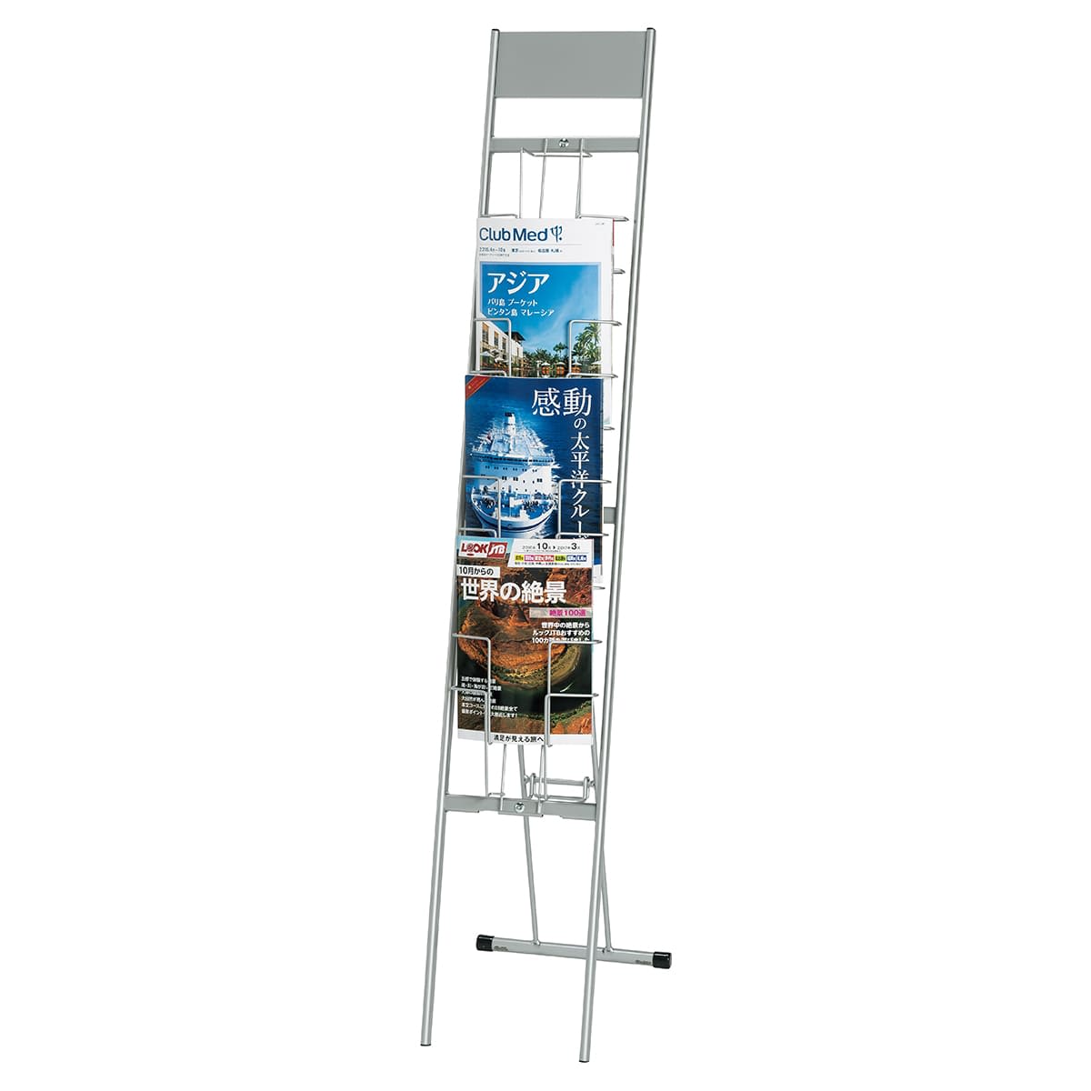 DP-W110S A4判1列10段 パンフレットスタンド-画像1