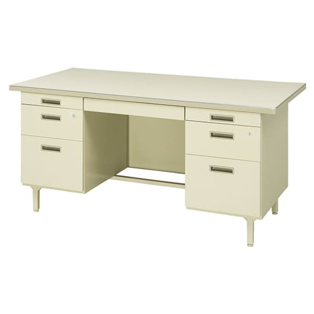 F100CG 両袖デスク-画像1