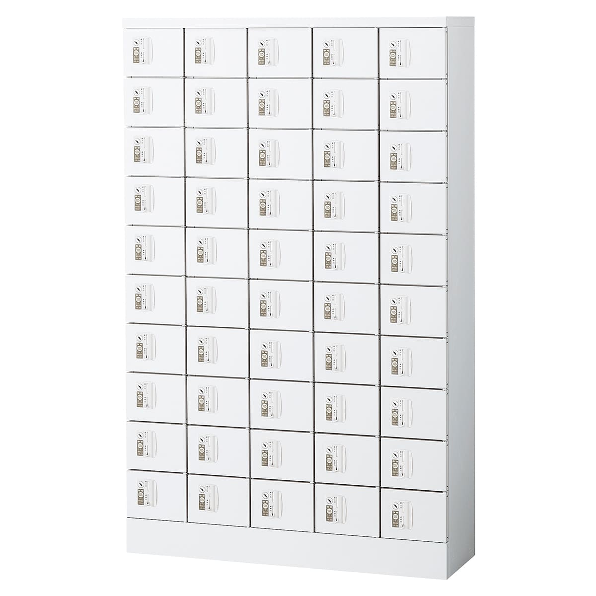 FKLKW-50 5列10段 50人用 ホワイト-画像1