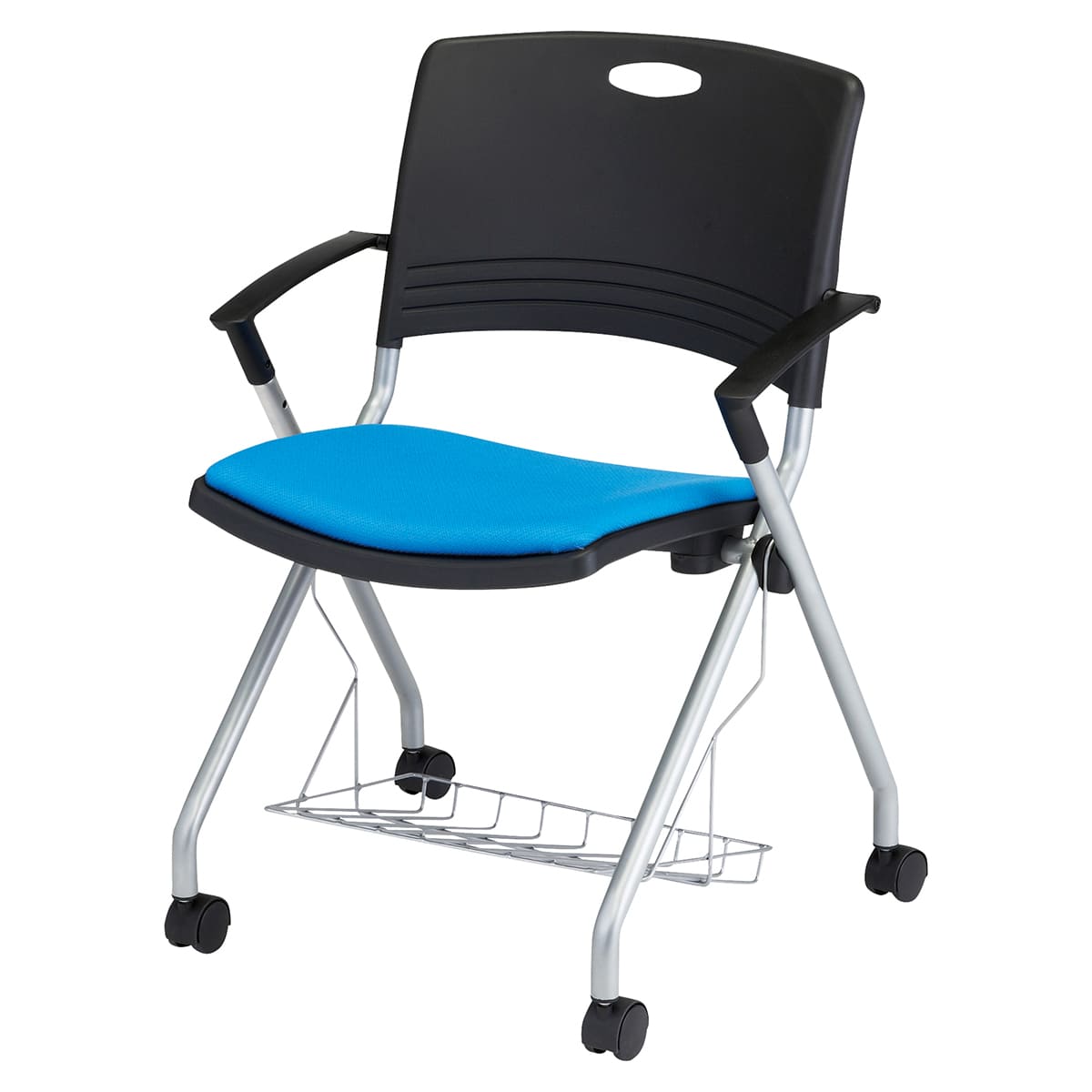 FNC-TK5A キャスター脚 肘付 棚付-画像1