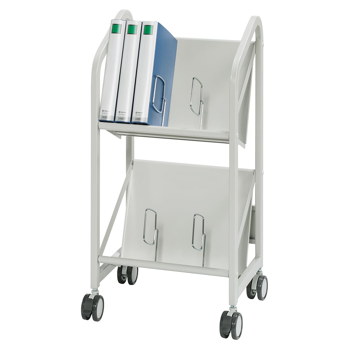 FSW-4607WG ファイルワゴン（2段）-画像1