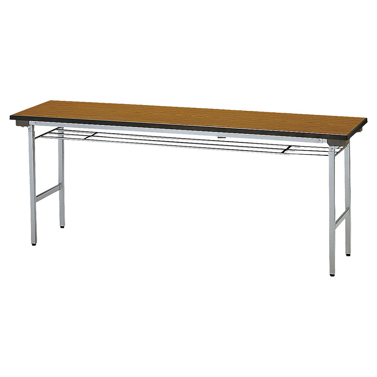 TFAテーブル アルミ脚 棚付-画像1