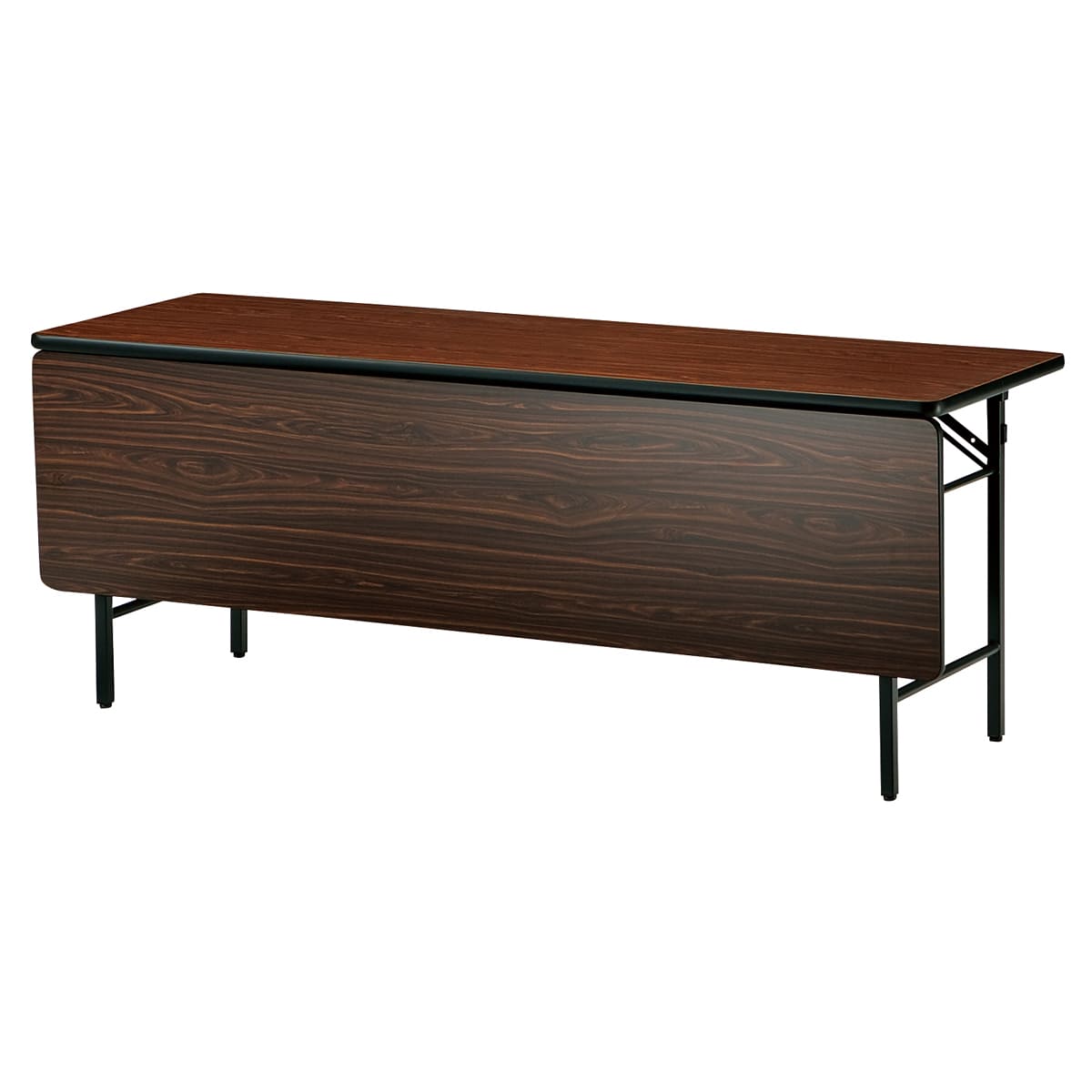 TSテーブル ソフトエッジ 棚無 パネル付-画像1