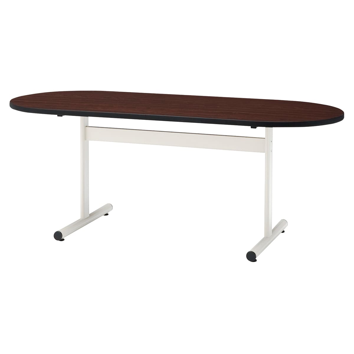 TT-TW Rテーブル 塗装脚 楕円型-画像1