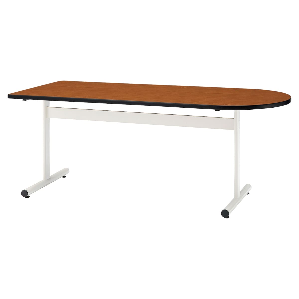 TT-TW Uテーブル 塗装脚 半楕円型-画像1