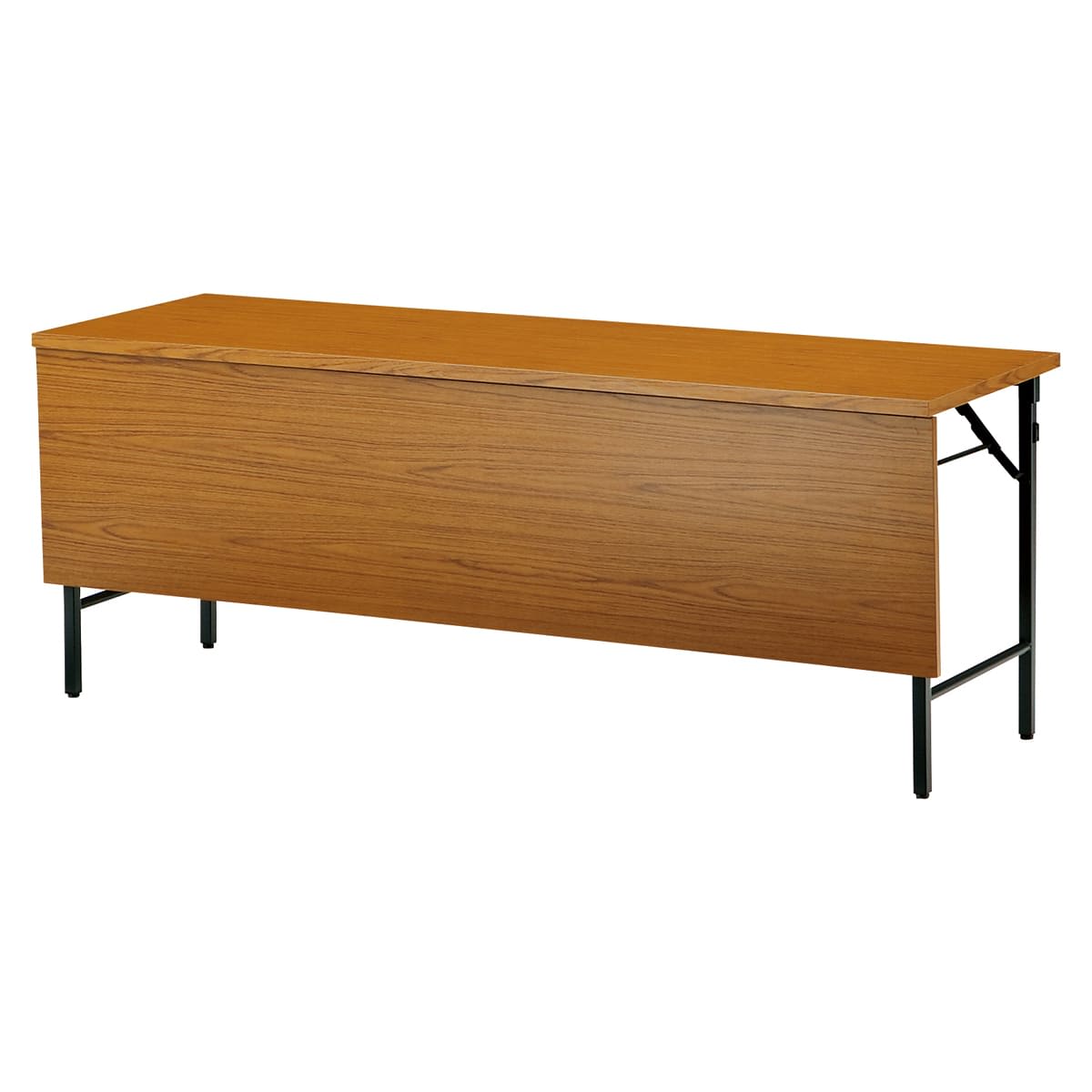 TWテーブル 共貼りエッジ 棚無 パネル付-画像1