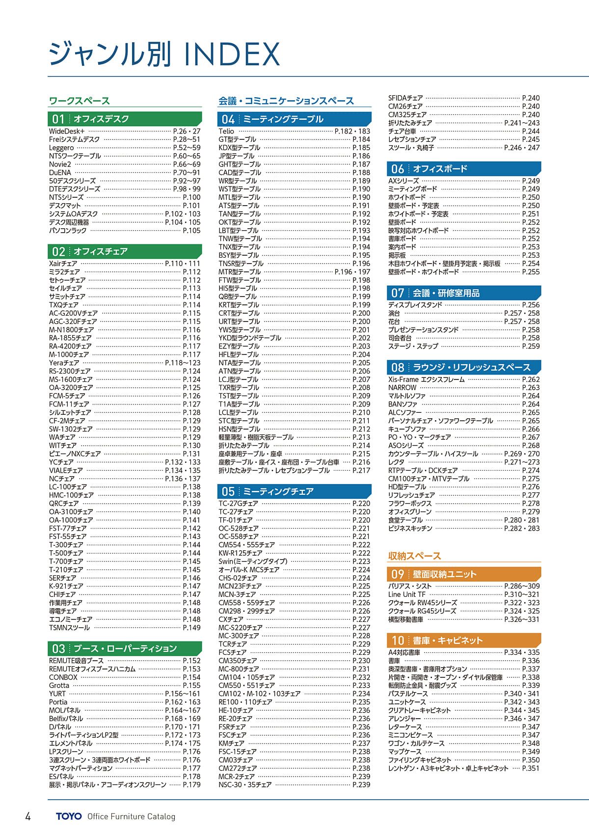 東洋事務器 TOYO カタログ P4