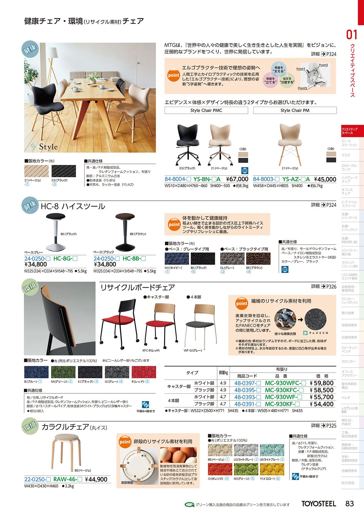 トヨスチール TOYOSTEEL カタログ P83