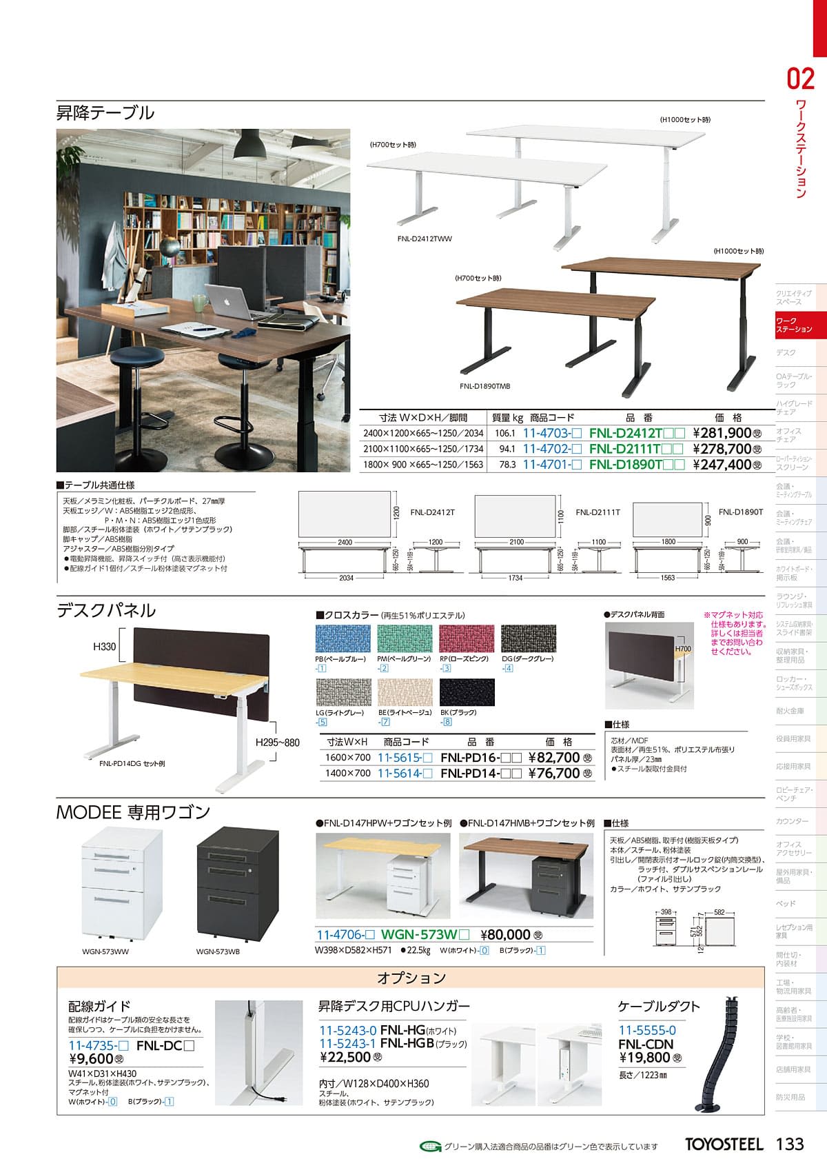 トヨスチール TOYOSTEEL カタログ P133
