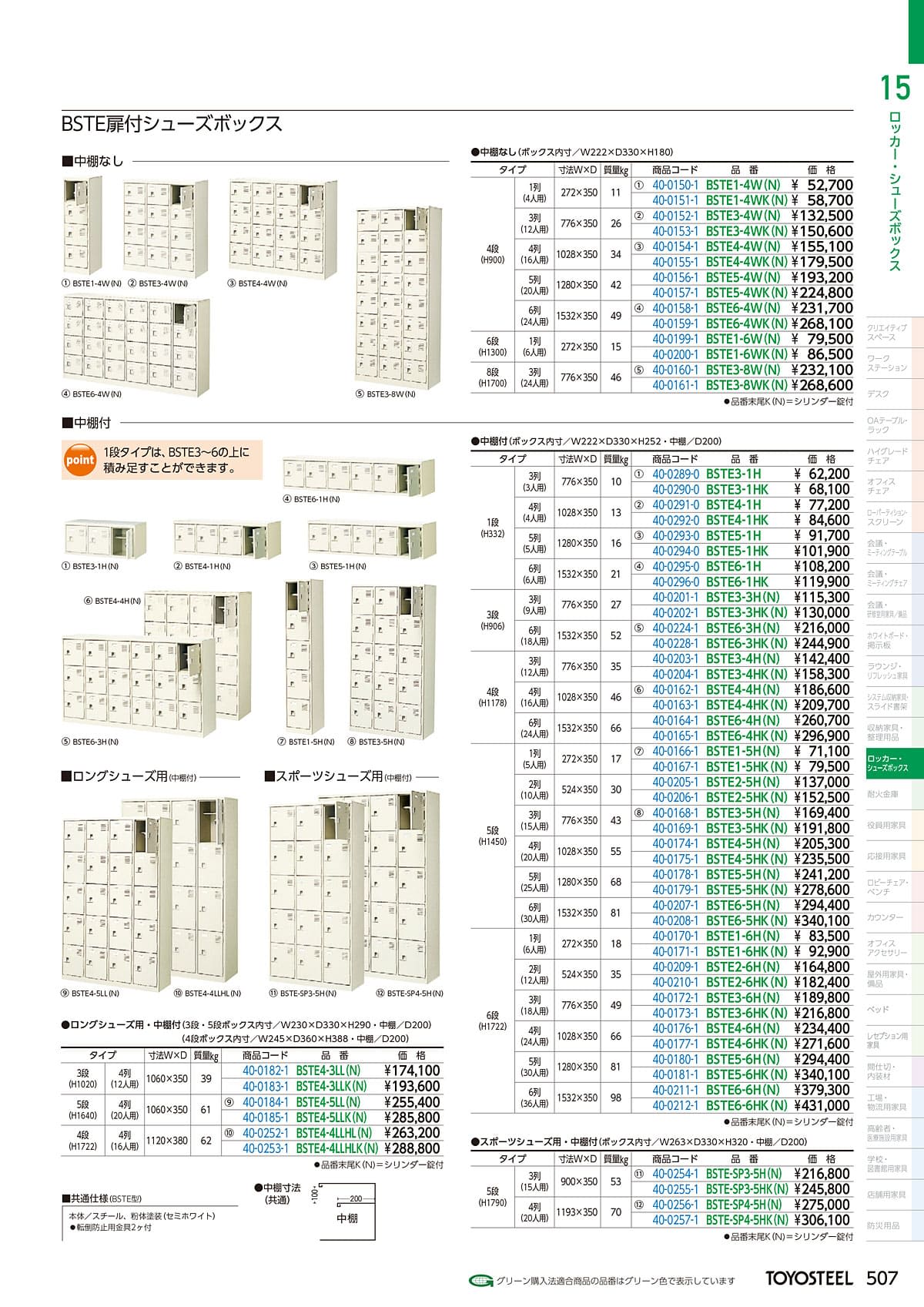 トヨスチール TOYOSTEEL カタログ P507
