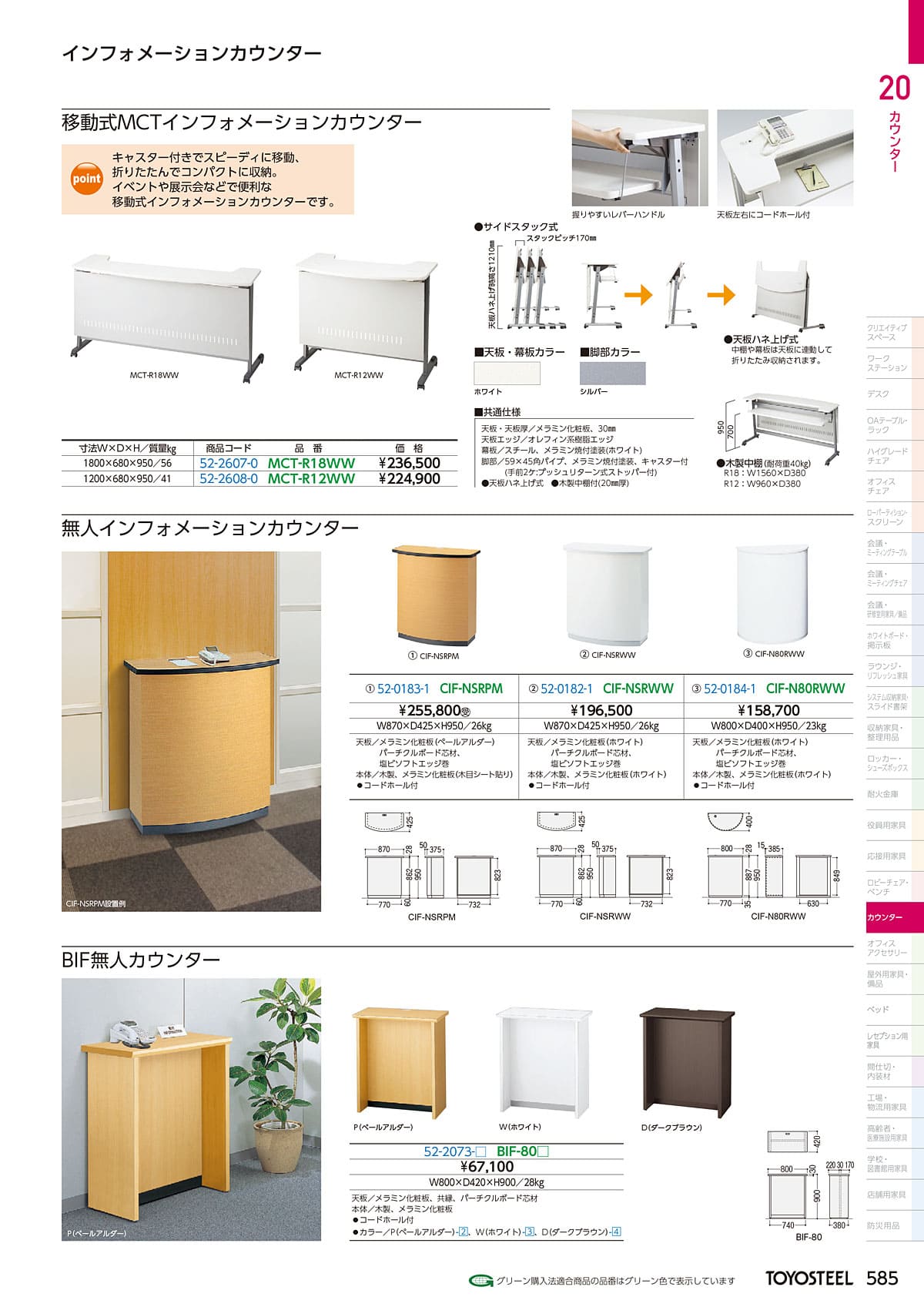 トヨスチール TOYOSTEEL カタログ P585
