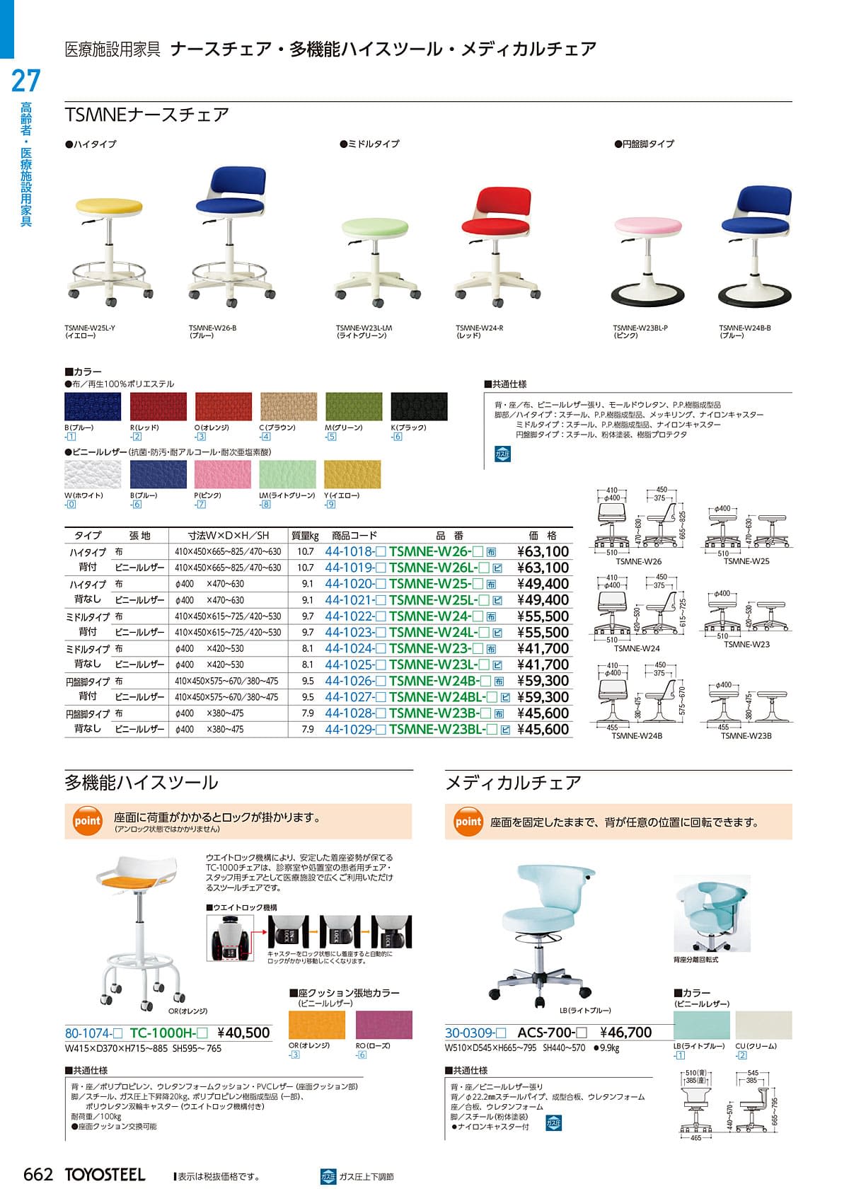 トヨスチール TOYOSTEEL カタログ P662