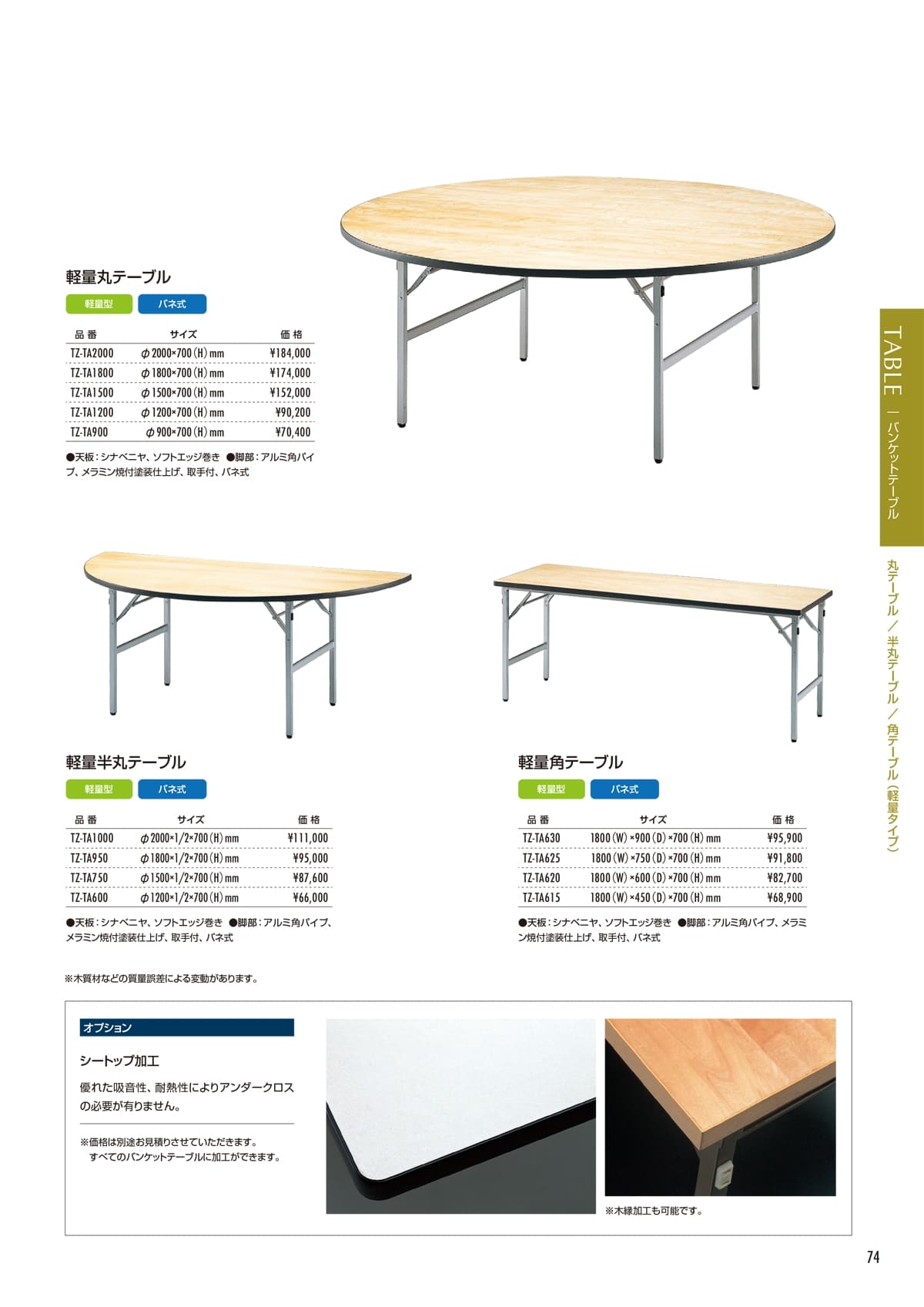 東洋工芸 TOYOTAPER カタログ P74