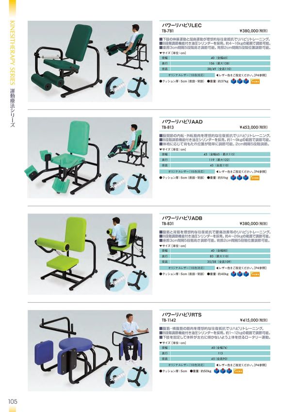 パワーリハビリADB TB-831のカタログ画像-1
