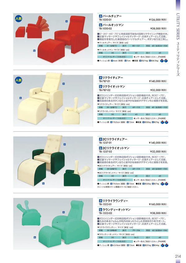 パールチェアー TB-1030-01 / グレー(cm-415992)[1台] ルル キャスター付き 昇降式 チェア ローバック バーチェア オフィス