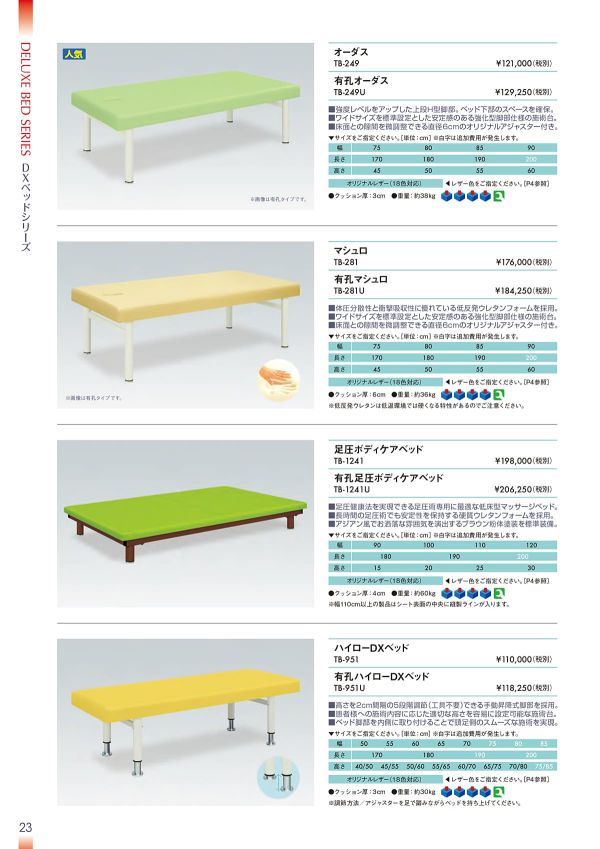 マシュロ TB-281/TB-281Uのカタログ画像-1