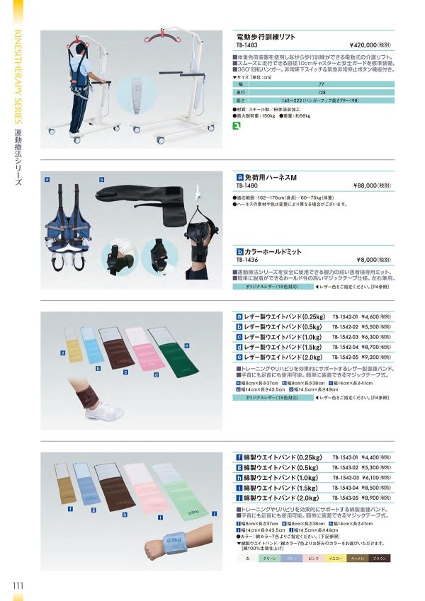 免荷用ハーネスM TB-1480のカタログ画像-1