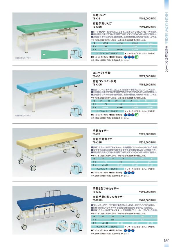 手動りんご TB-433／TB-433Uのカタログ画像-1