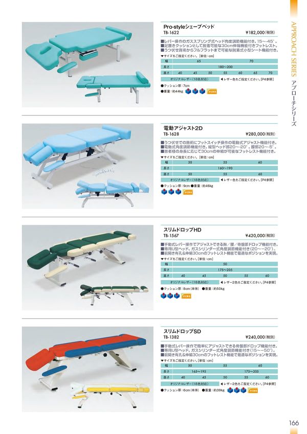 電動アジャスト2D TB-1628のカタログ画像-1