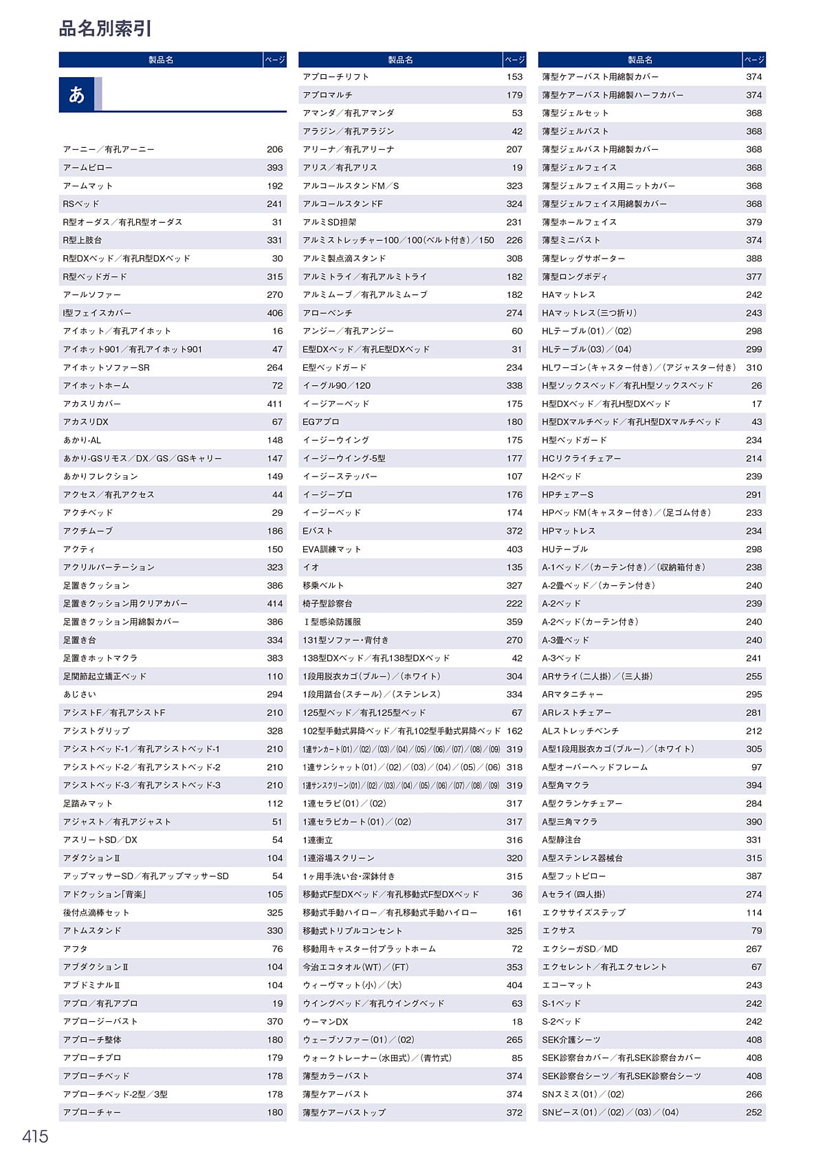 高田ベッド製作所 TakadaBed カタログ P415