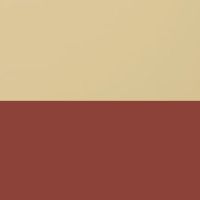 アイボリー/ライトブラウン