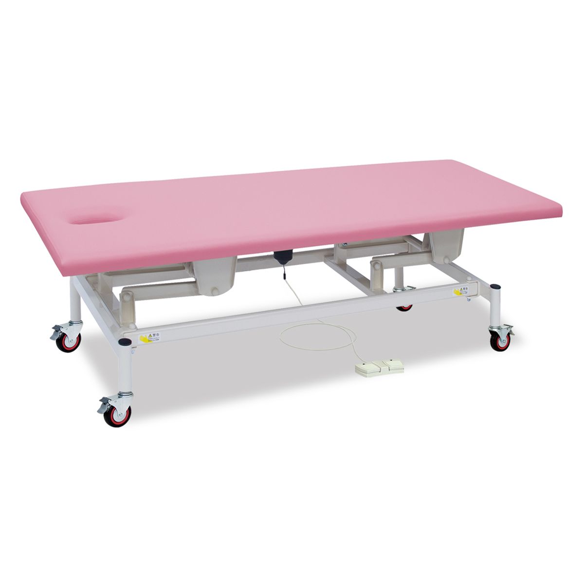 有孔キャスター付電動ハイローB TB-582U / 幅： 長： オレンジ 高田