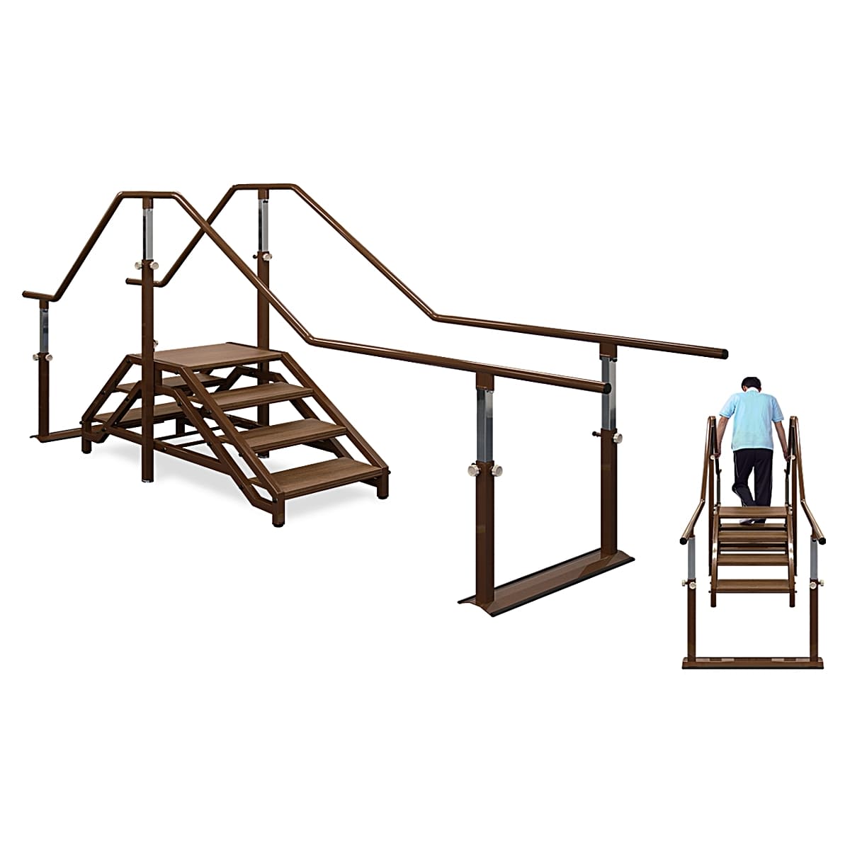 歩行階段付パラレル TB-1297-画像1