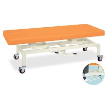 キャスター付油圧式昇降ベッド TB-1350／TB-1350U」高田ベッド
