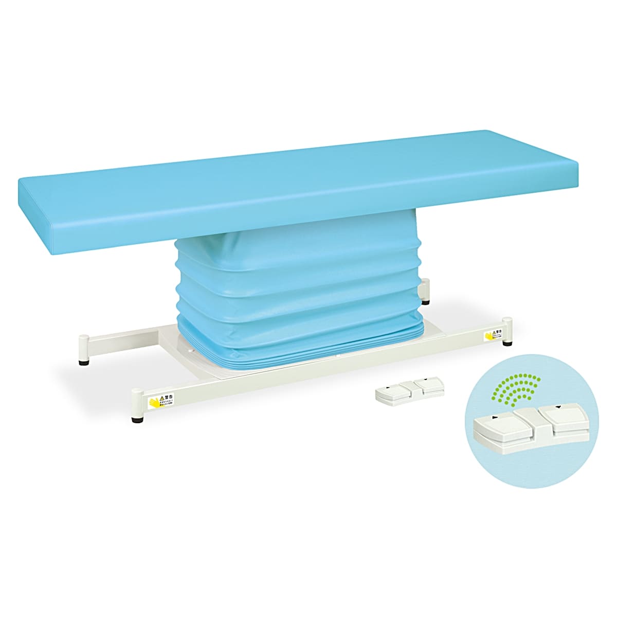 高田ベッド 油圧式マイスターS 幅65×長さ190×高さ46〜78cm ライトブラウン TB-1422 (63-2605-99) 高田ベッド製作所 油圧式マイスターS 幅65×長さ180×高さ46~78cm ピンク