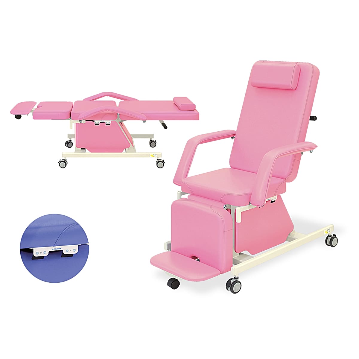 GS治療チェアー(キャスター付き) TB-530-01-画像1