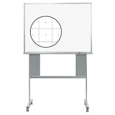 ホワイトボード片面脚付 UDフリーボード 暗線入  UDF