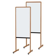 馬印 スタンド式ホワイトボード　両面 馬印 映写対応ホワイトボード(両面脚付き) UM46TD 1個 3-9052-07