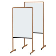 日本製 大 木目調枠 案内板 施設向け スチールホワイト／掲示板 Information Board「2022新作」 楽天お買い物マラソン!!各種ｸｰﾎﾟﾝ配布中案内板 Y8VK450M 無地 脚付 両面 木目調枠 スチール製 ホワイトボード 掲示板  コルク柄掲示ボード 自立式 ピン対応 白板 ツーウェイ 2ウェイ 業務用 スチールボード 案内ボード | オフィス家具激安販売プライスワン