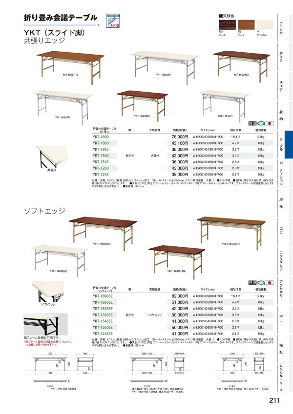 YKT 共張りエッジのカタログ画像-1