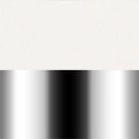 ホワイト／クロームメッキ
