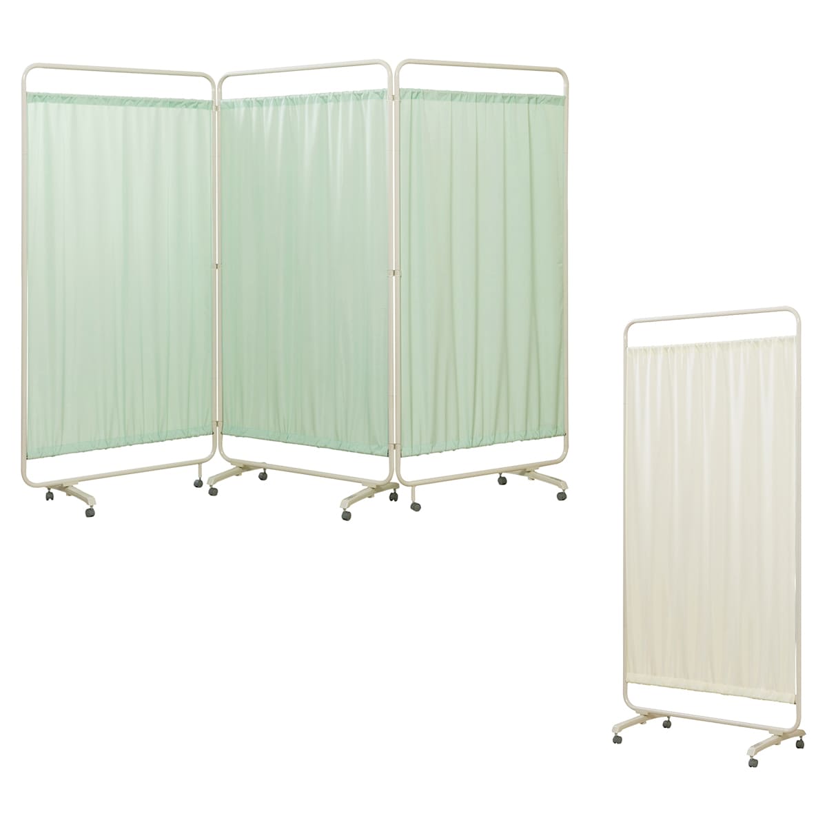 AM クロスメディカルスクリーン(防炎) キャスター脚-画像1