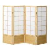 JP-S120-4 和風衝立4連｜弘益