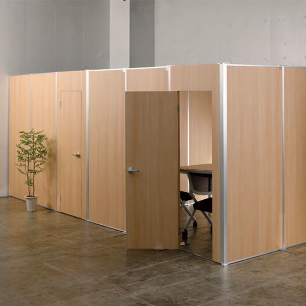 KPZ システムパーティション 抗ウイルスメラミン化粧板-画像1