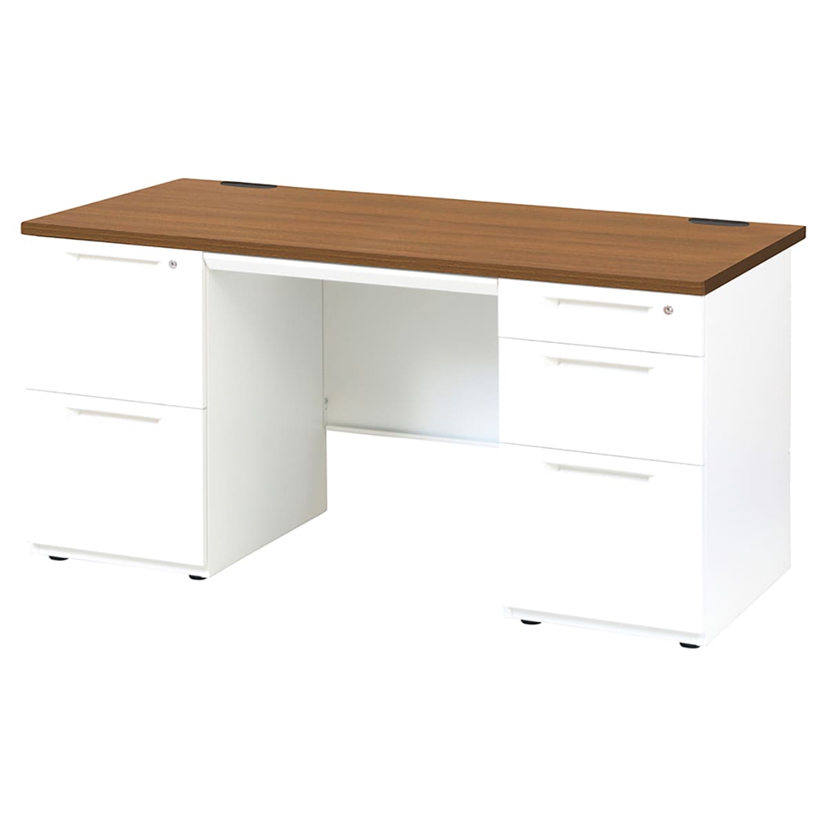 LDCデスク 両袖机(2段+3段)-画像1