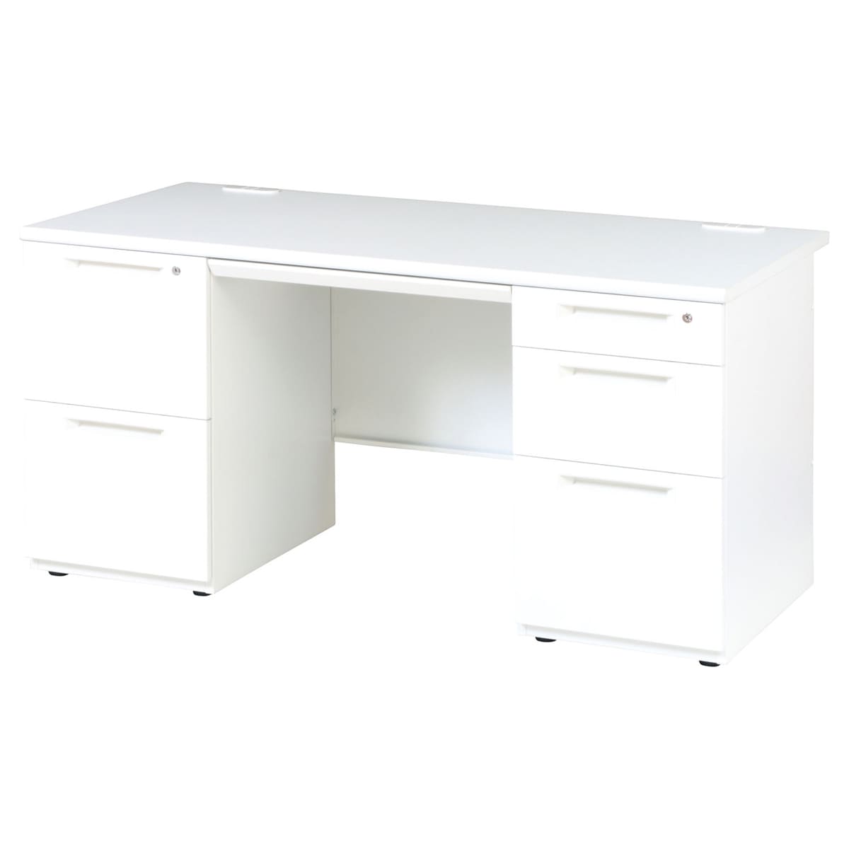 LDCデスク 両袖机(2段+3段)-画像1