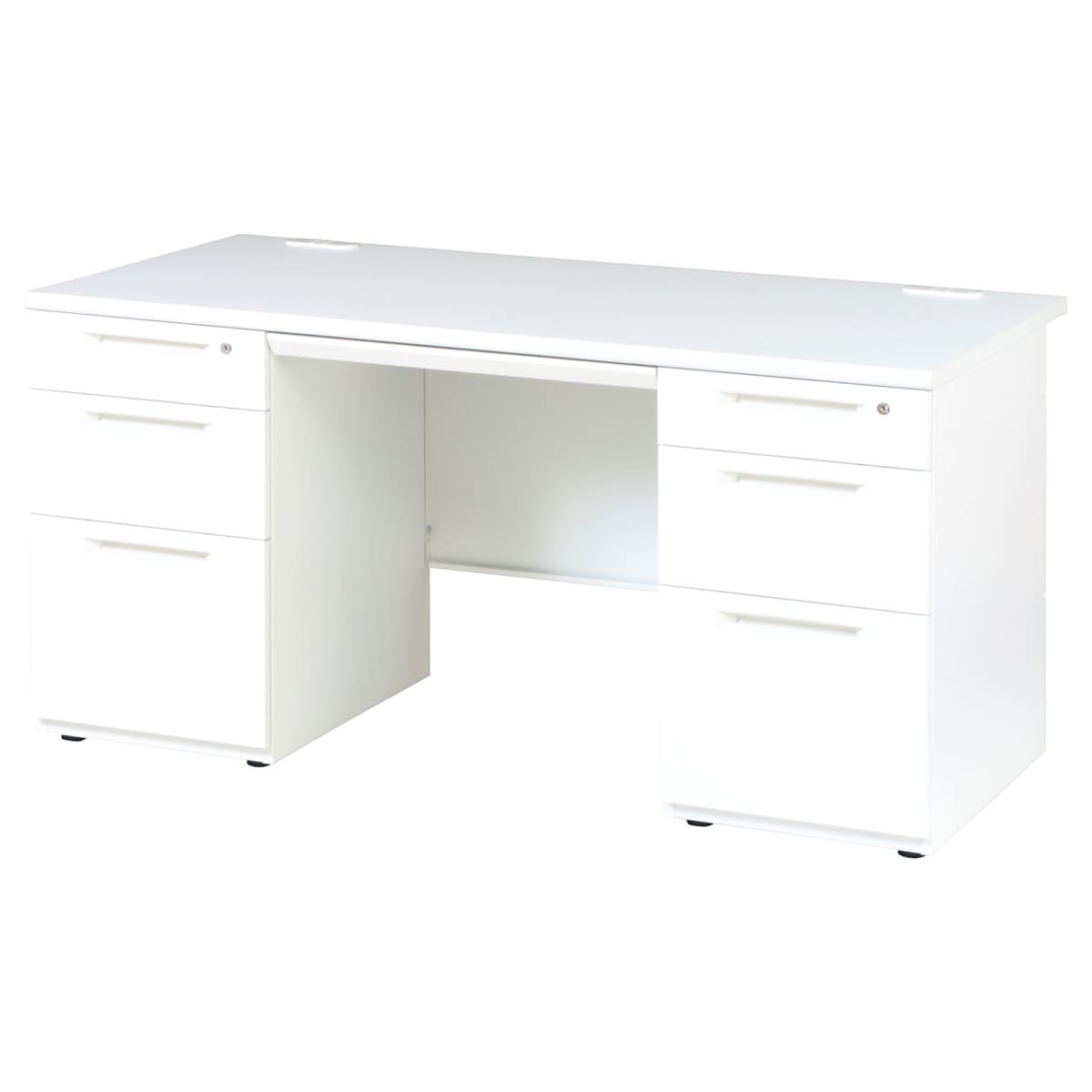 LDCデスク 両袖机(3段+3段)-画像1