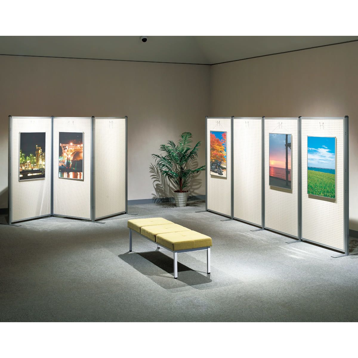 TEY 両面有孔ボード展示パネル-画像1