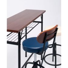 タムカウンターテーブル TAM-TT」Vデザインのハイテーブル