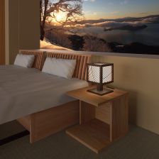 なみ-テーブルランプ ウォールナット × 1 なみ-テーブルランプ