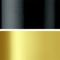 ブラック／ゴールドメッキ