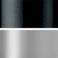 ブラック／ステンレスサテン